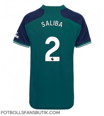 Arsenal William Saliba #2 Replika Tredje Tröja Damer 2023-24 Kortärmad